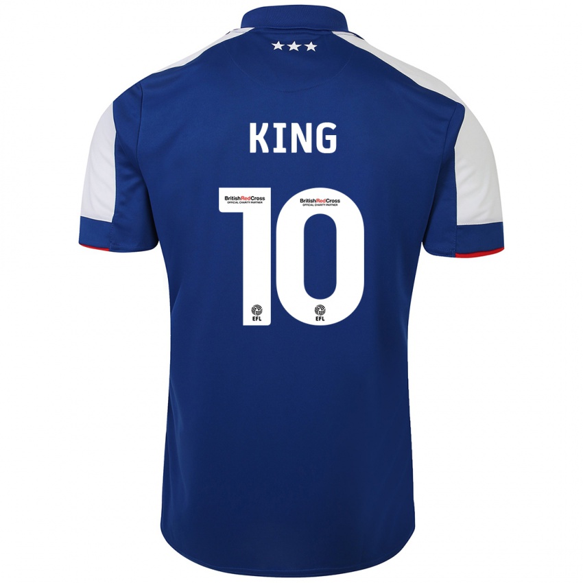 Hombre Camiseta Eloise King #10 Azul 1ª Equipación 2023/24 La Camisa Perú