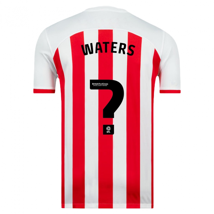Hombre Camiseta Jake Waters #0 Blanco 1ª Equipación 2023/24 La Camisa Perú