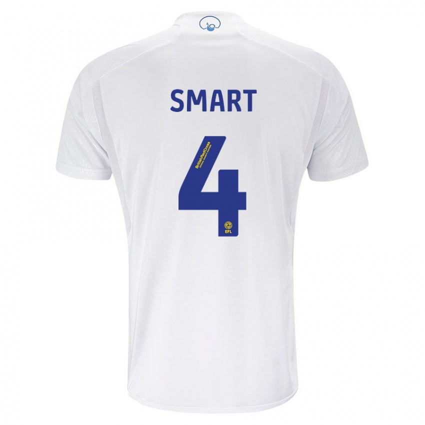 Hombre Camiseta Olivia Smart #4 Blanco 1ª Equipación 2023/24 La Camisa Perú