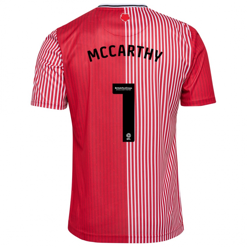 Hombre Camiseta Alex Mccarthy #1 Rojo 1ª Equipación 2023/24 La Camisa Perú