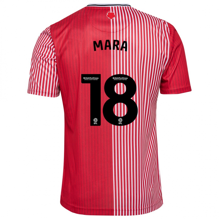 Hombre Camiseta Sékou Mara #18 Rojo 1ª Equipación 2023/24 La Camisa Perú