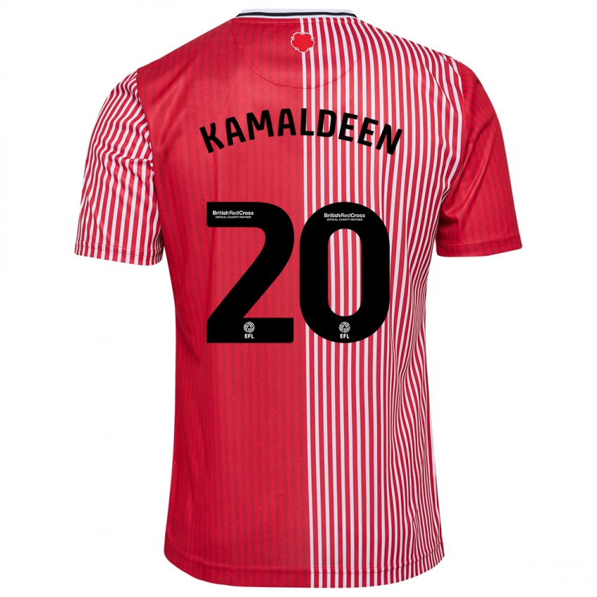 Hombre Camiseta Kamaldeen Sulemana #20 Rojo 1ª Equipación 2023/24 La Camisa Perú