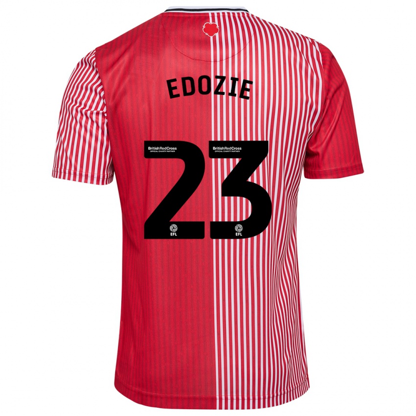 Hombre Camiseta Samuel Edozie #23 Rojo 1ª Equipación 2023/24 La Camisa Perú