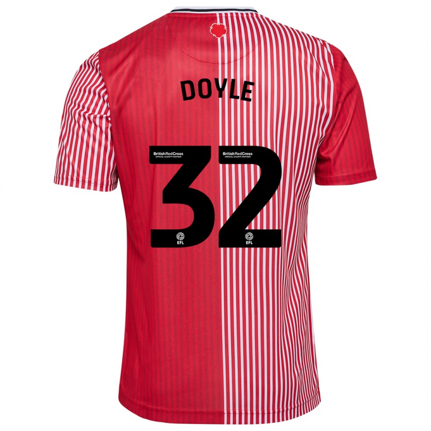 Hombre Camiseta Kamari Doyle #32 Rojo 1ª Equipación 2023/24 La Camisa Perú