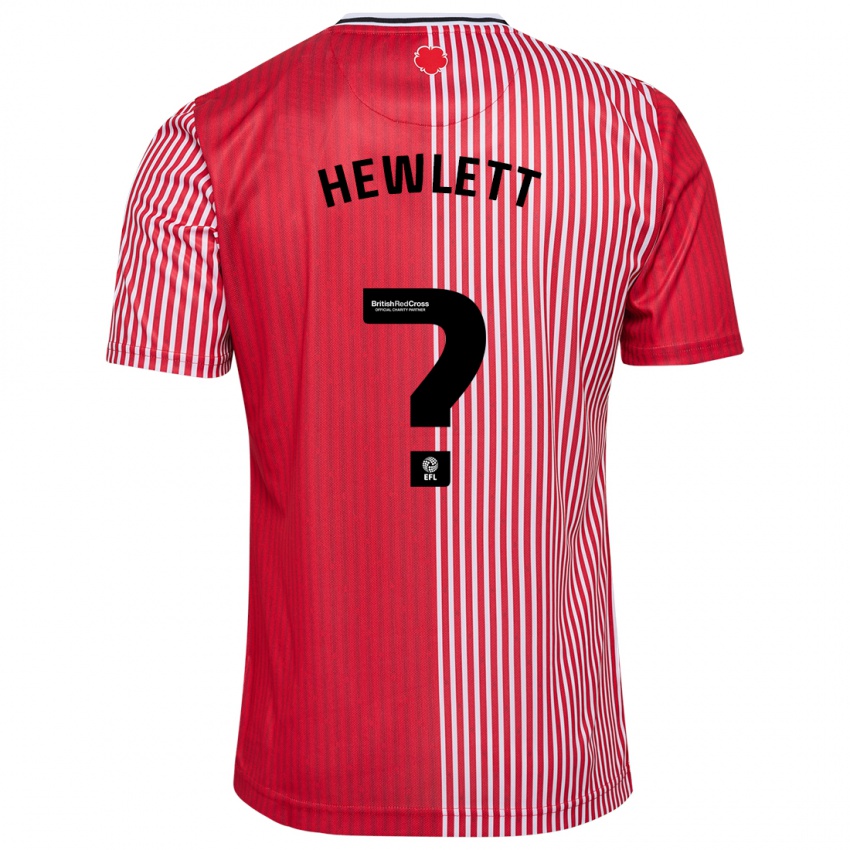 Hombre Camiseta Jem Hewlett #0 Rojo 1ª Equipación 2023/24 La Camisa Perú