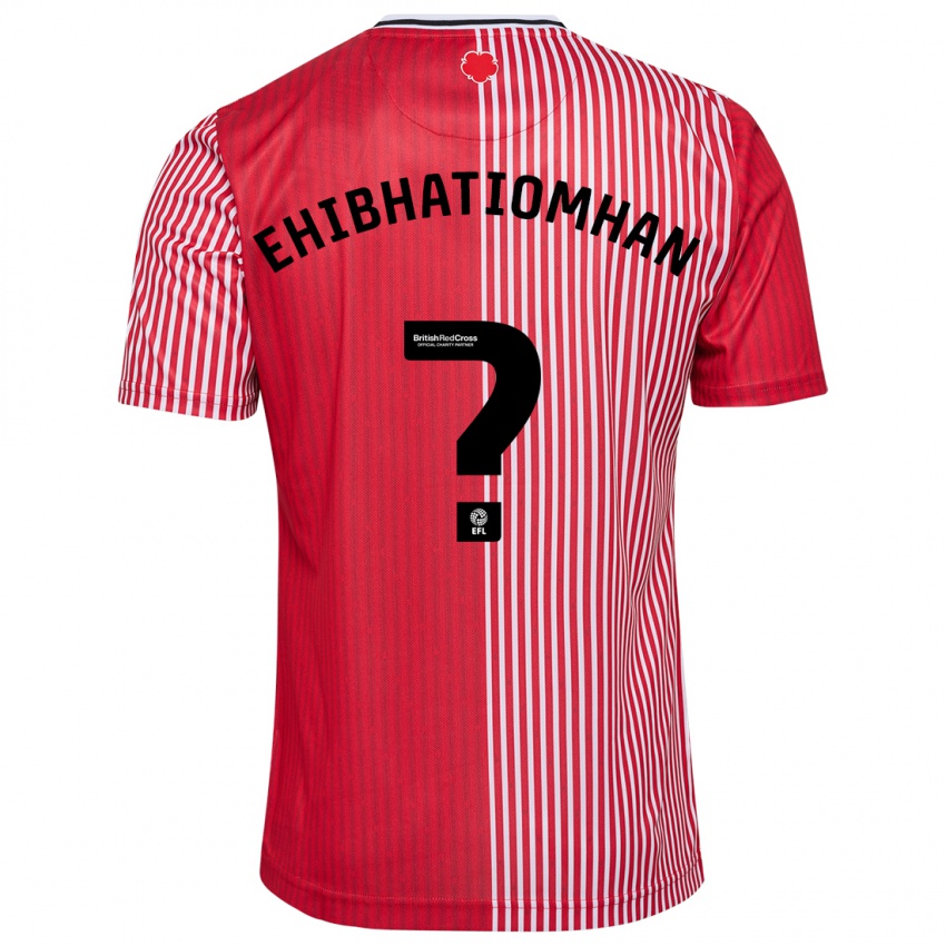 Hombre Camiseta Princewill Ehibhatiomhan #0 Rojo 1ª Equipación 2023/24 La Camisa Perú