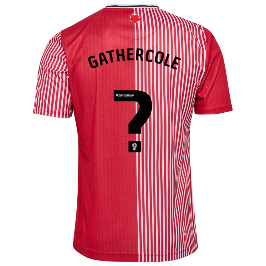 Hombre Camiseta Harry Gathercole #0 Rojo 1ª Equipación 2023/24 La Camisa Perú