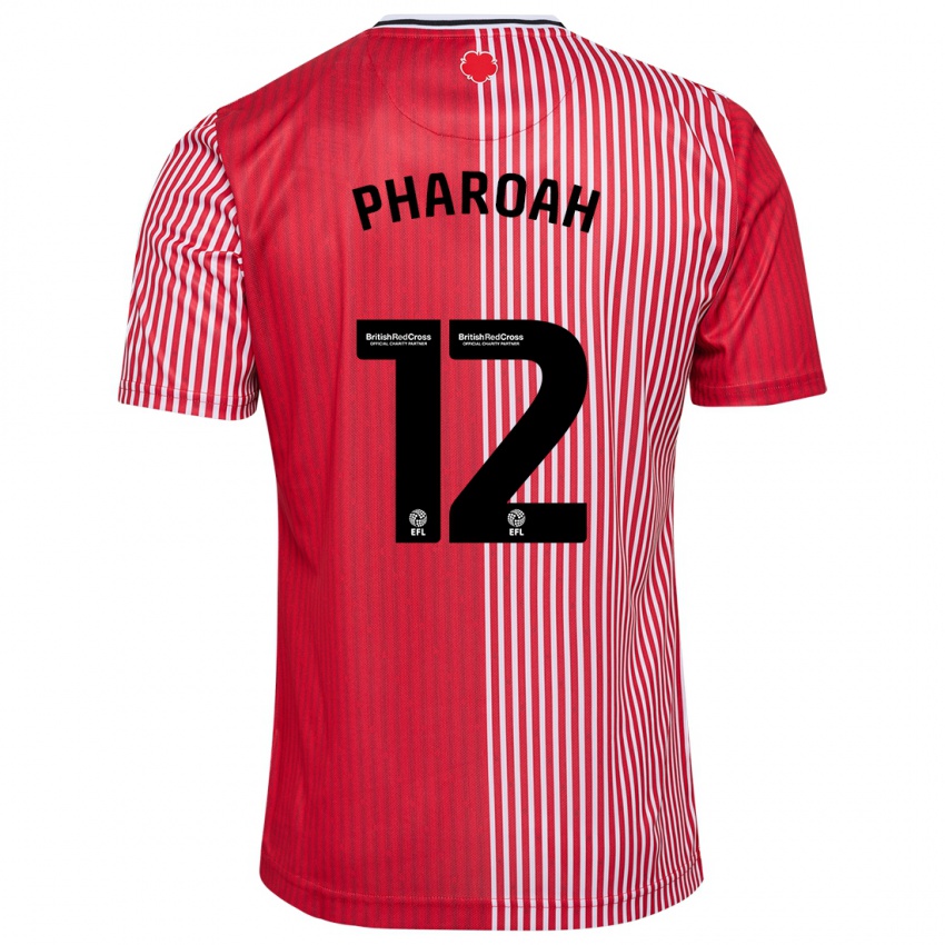 Hombre Camiseta Sophia Pharoah #12 Rojo 1ª Equipación 2023/24 La Camisa Perú