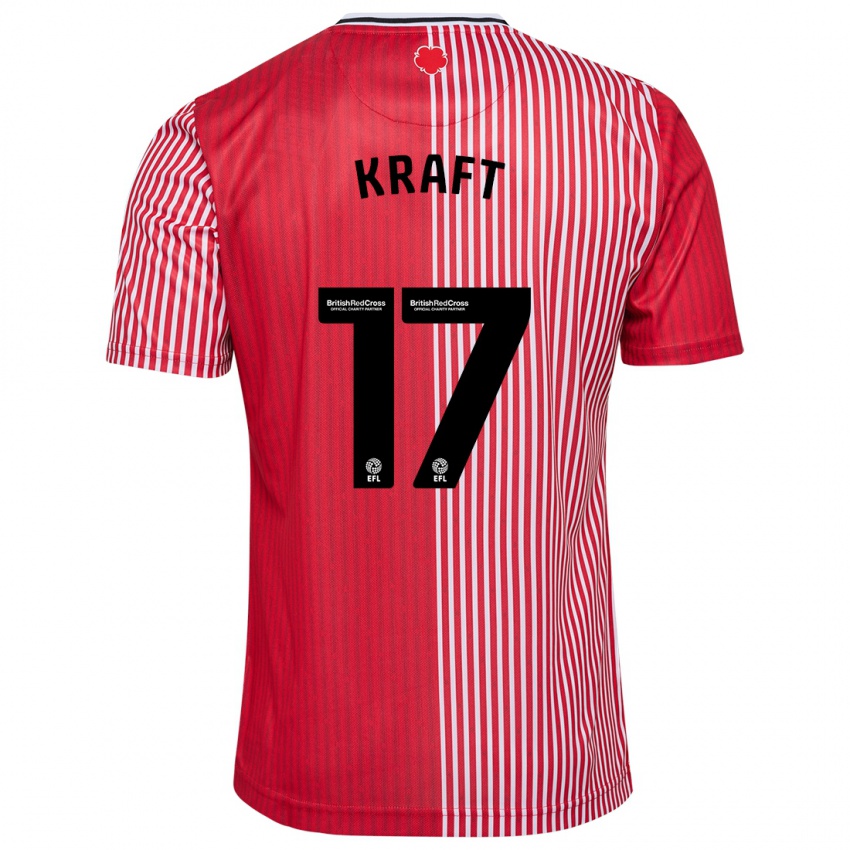 Hombre Camiseta Emily Kraft #17 Rojo 1ª Equipación 2023/24 La Camisa Perú