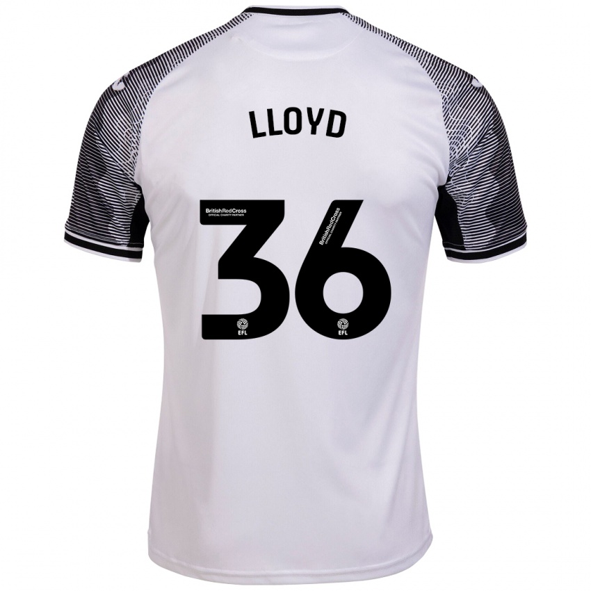 Hombre Camiseta Ben Lloyd #36 Blanco 1ª Equipación 2023/24 La Camisa Perú