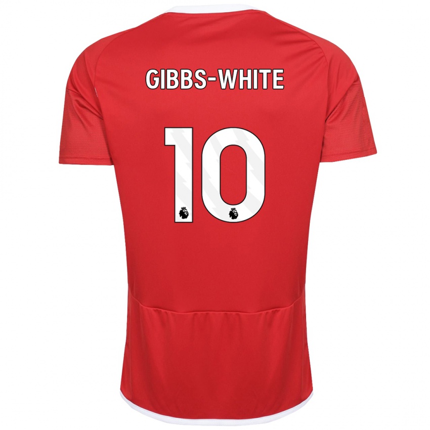 Hombre Camiseta Morgan Gibbs-White #10 Rojo 1ª Equipación 2023/24 La Camisa Perú