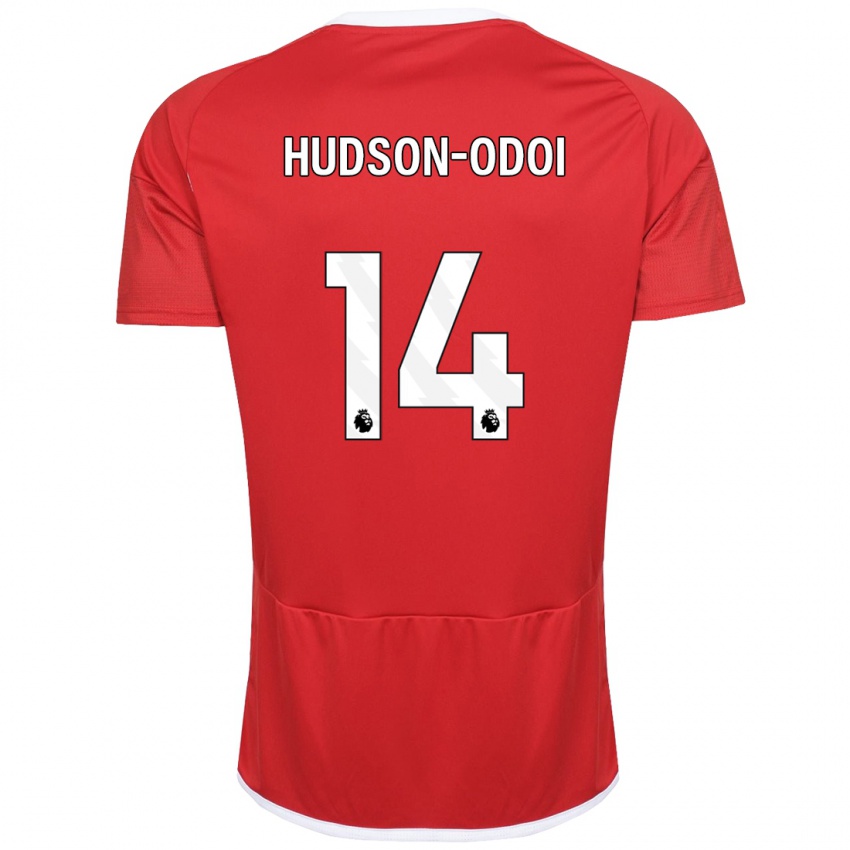 Hombre Camiseta Callum Hudson-Odoi #14 Rojo 1ª Equipación 2023/24 La Camisa Perú