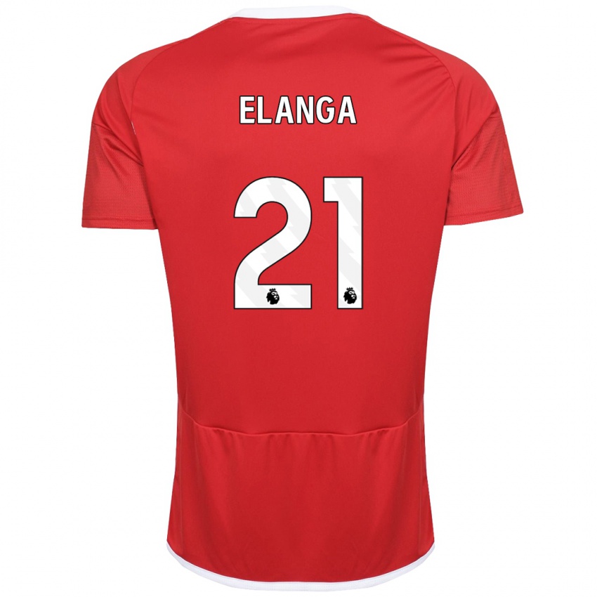 Hombre Camiseta Anthony Elanga #21 Rojo 1ª Equipación 2023/24 La Camisa Perú