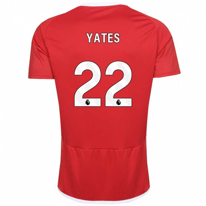 Hombre Camiseta Ryan Yates #22 Rojo 1ª Equipación 2023/24 La Camisa Perú