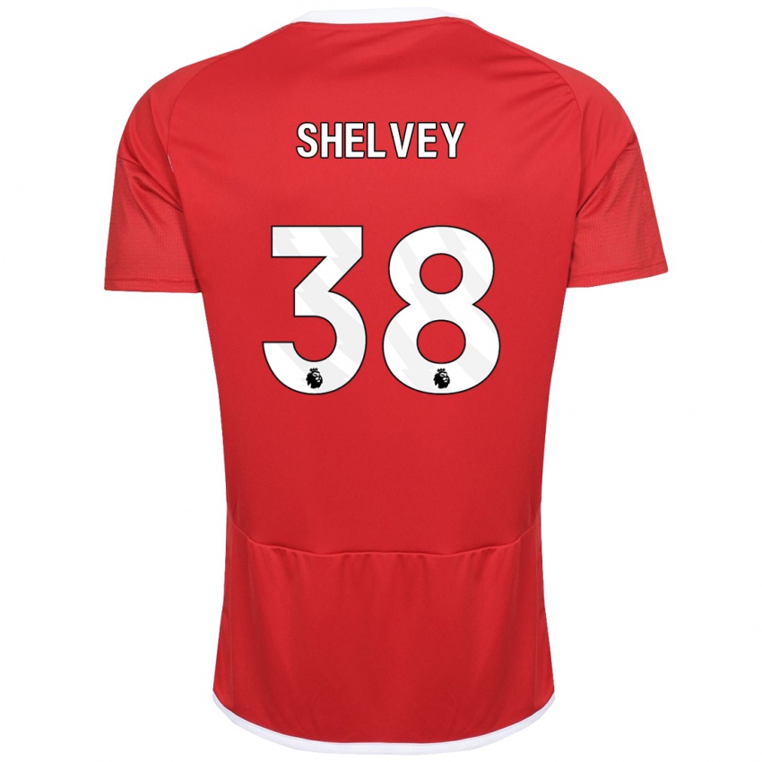 Hombre Camiseta George Shelvey #38 Rojo 1ª Equipación 2023/24 La Camisa Perú