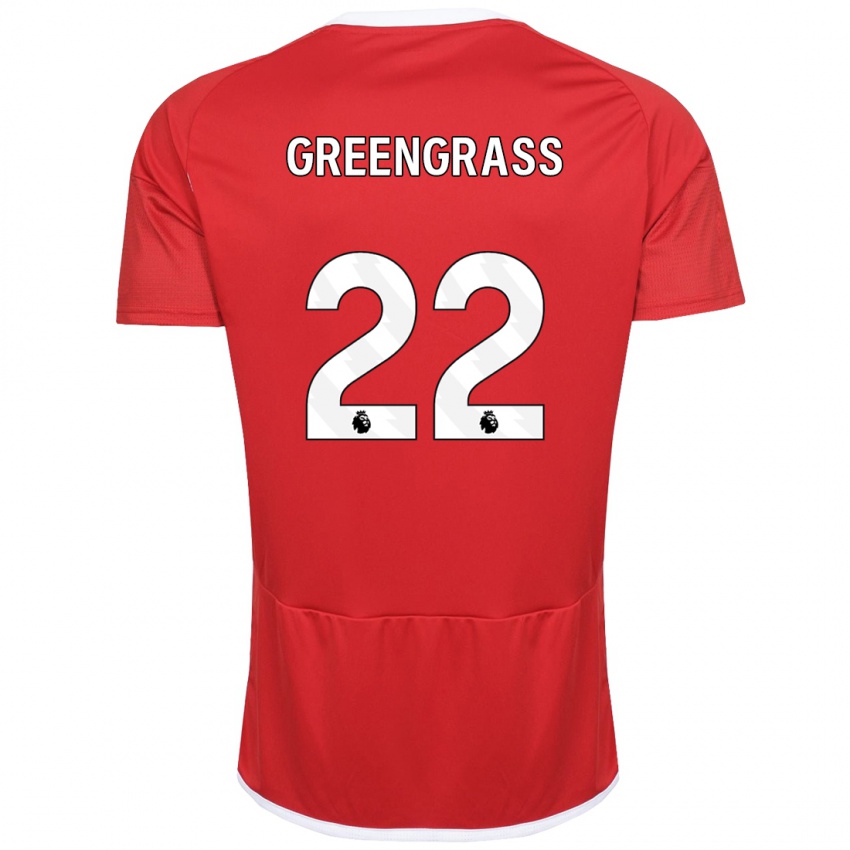 Hombre Camiseta Charlotte Greengrass #22 Rojo 1ª Equipación 2023/24 La Camisa Perú