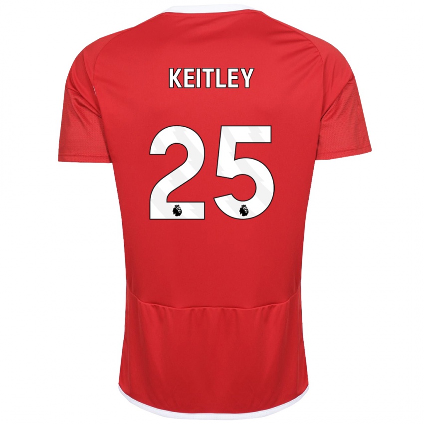 Hombre Camiseta Alice Keitley #25 Rojo 1ª Equipación 2023/24 La Camisa Perú