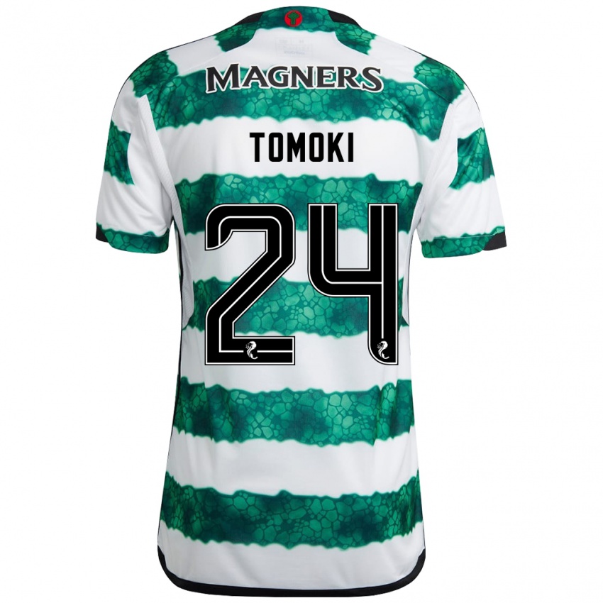 Hombre Camiseta Tomoki Iwata #24 Verde 1ª Equipación 2023/24 La Camisa Perú