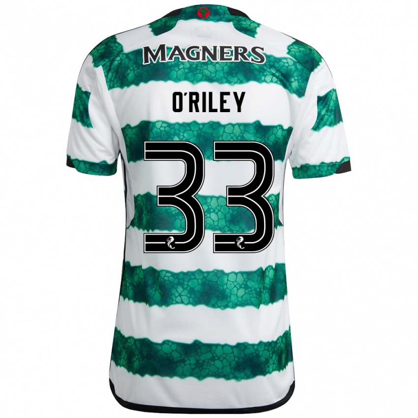 Hombre Camiseta Matt O'riley #33 Verde 1ª Equipación 2023/24 La Camisa Perú