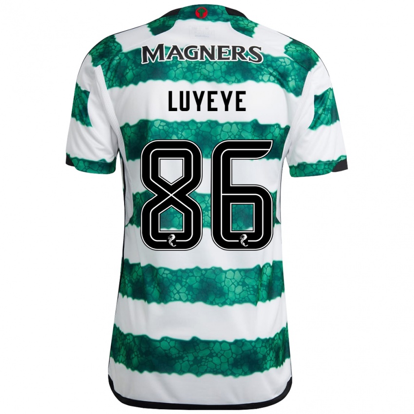 Hombre Camiseta Benny-Jackson Luyeye #86 Verde 1ª Equipación 2023/24 La Camisa Perú