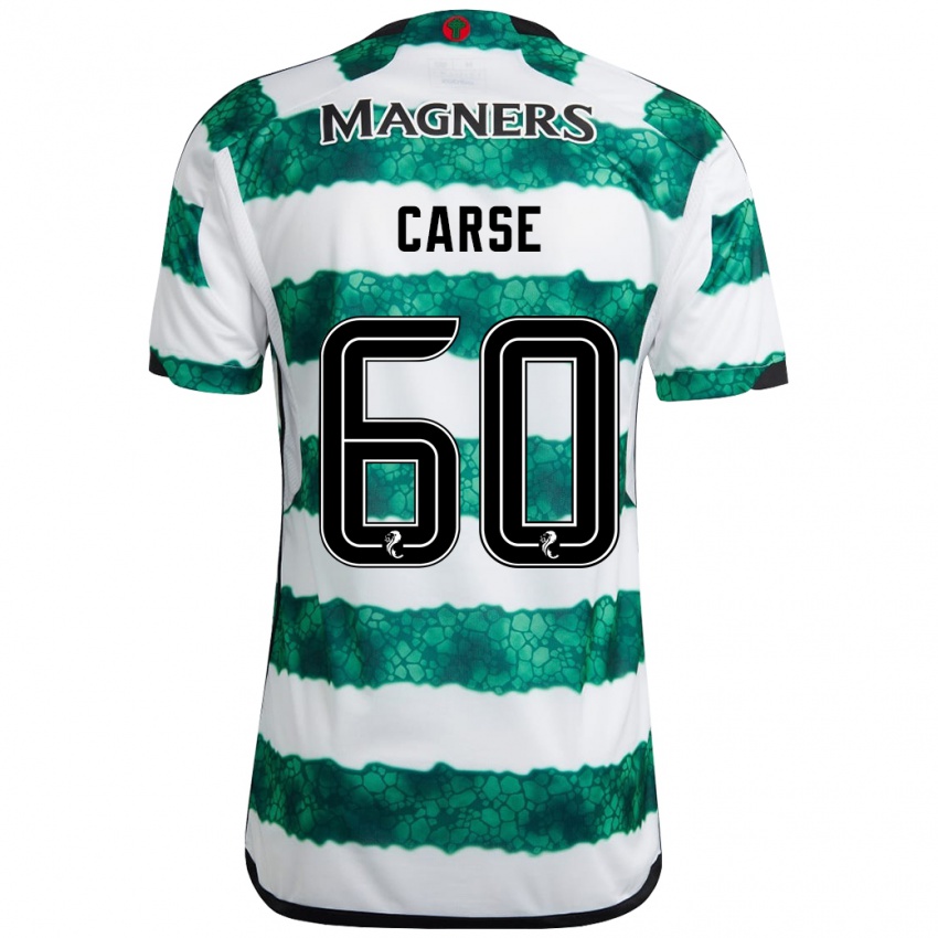 Hombre Camiseta Mackenzie Carse #60 Verde 1ª Equipación 2023/24 La Camisa Perú