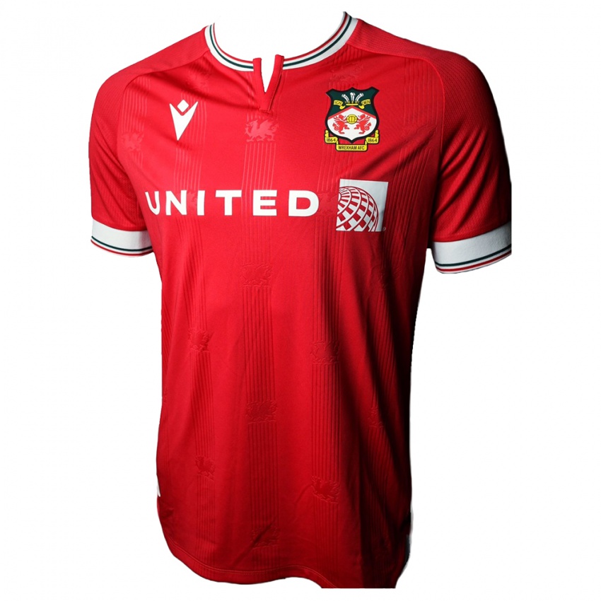 Hombre Camiseta Callum Edwards #0 Rojo 1ª Equipación 2023/24 La Camisa Perú