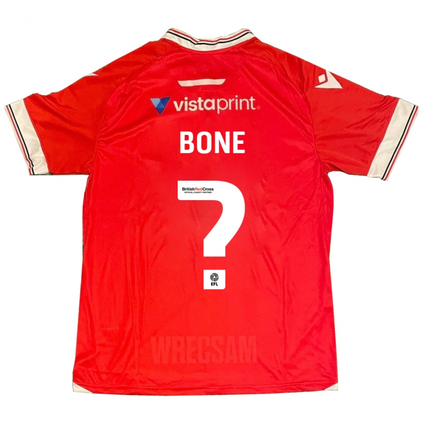 Hombre Camiseta Kai Bone #0 Rojo 1ª Equipación 2023/24 La Camisa Perú