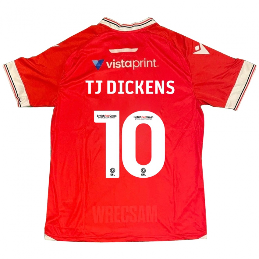 Hombre Camiseta Tonicha Tj Dickens #10 Rojo 1ª Equipación 2023/24 La Camisa Perú