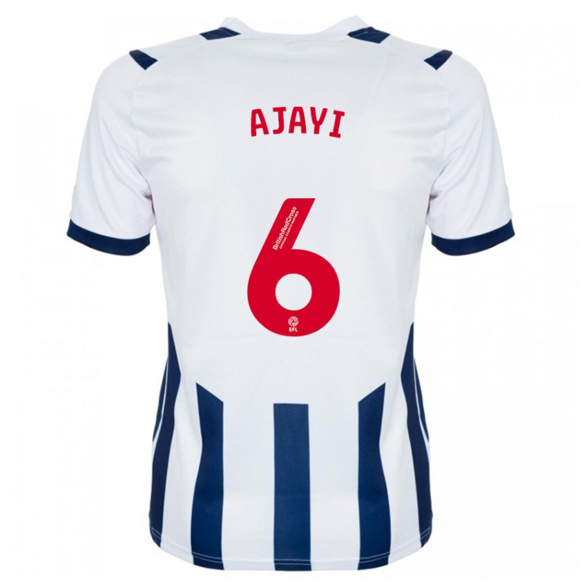 Hombre Camiseta Semi Ajayi #6 Blanco 1ª Equipación 2023/24 La Camisa Perú