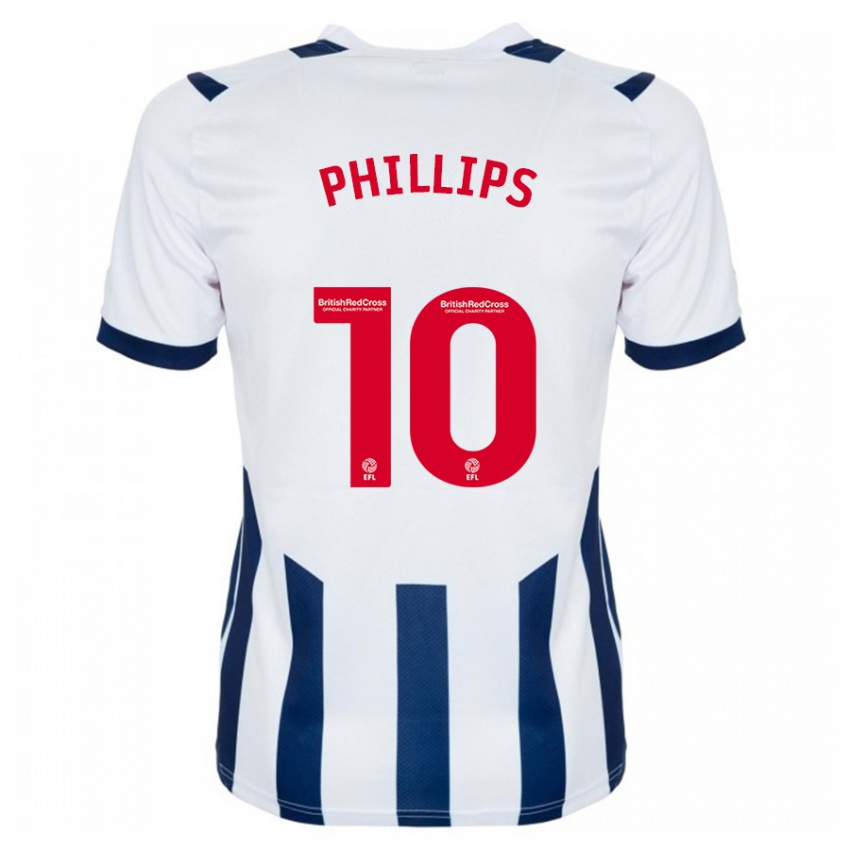 Hombre Camiseta Matt Phillips #10 Blanco 1ª Equipación 2023/24 La Camisa Perú