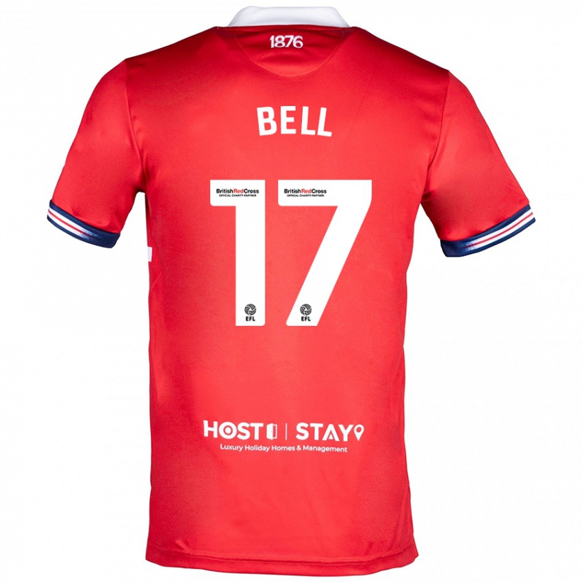 Hombre Camiseta Millie Bell #17 Rojo 1ª Equipación 2023/24 La Camisa Perú