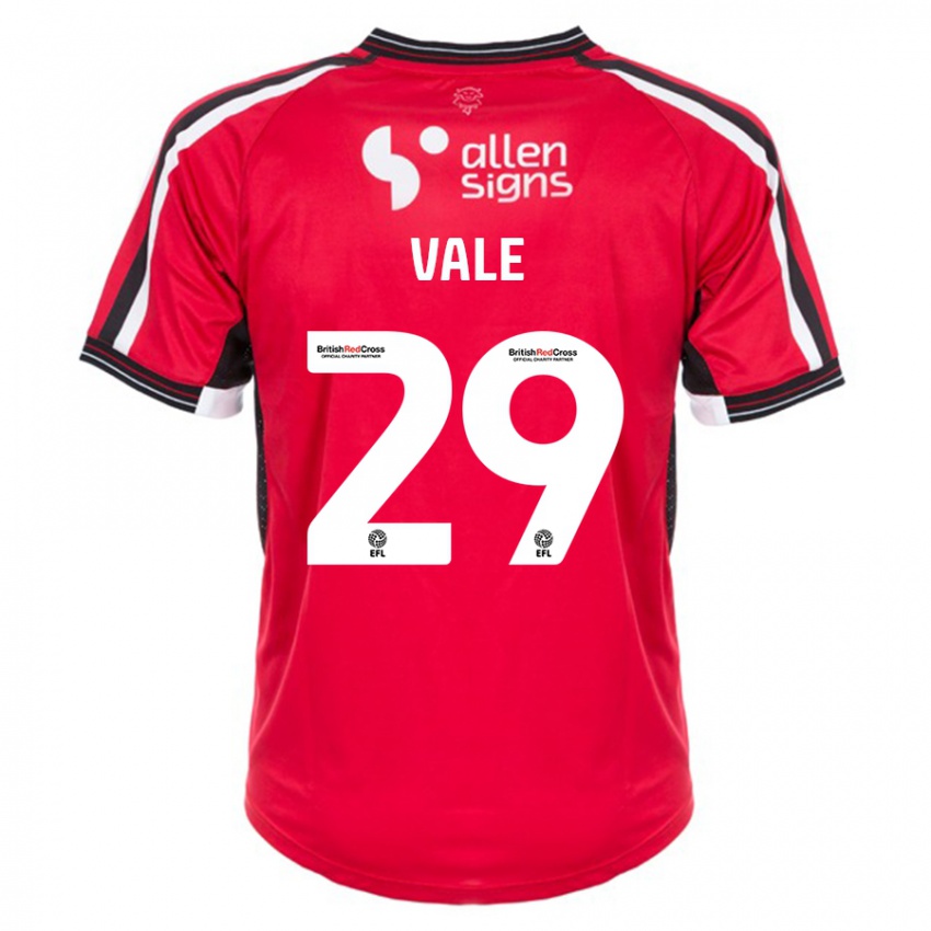 Hombre Camiseta Jack Vale #29 Rojo 1ª Equipación 2023/24 La Camisa Perú