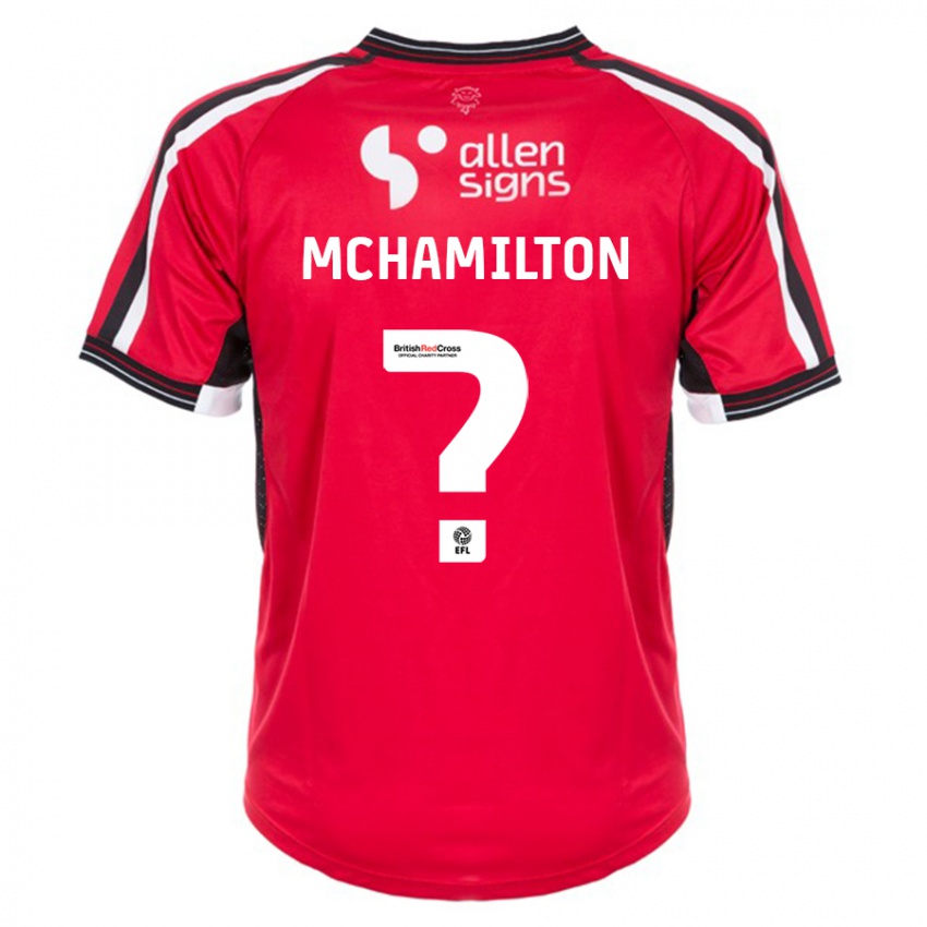 Hombre Camiseta Toni Mchamilton #0 Rojo 1ª Equipación 2023/24 La Camisa Perú