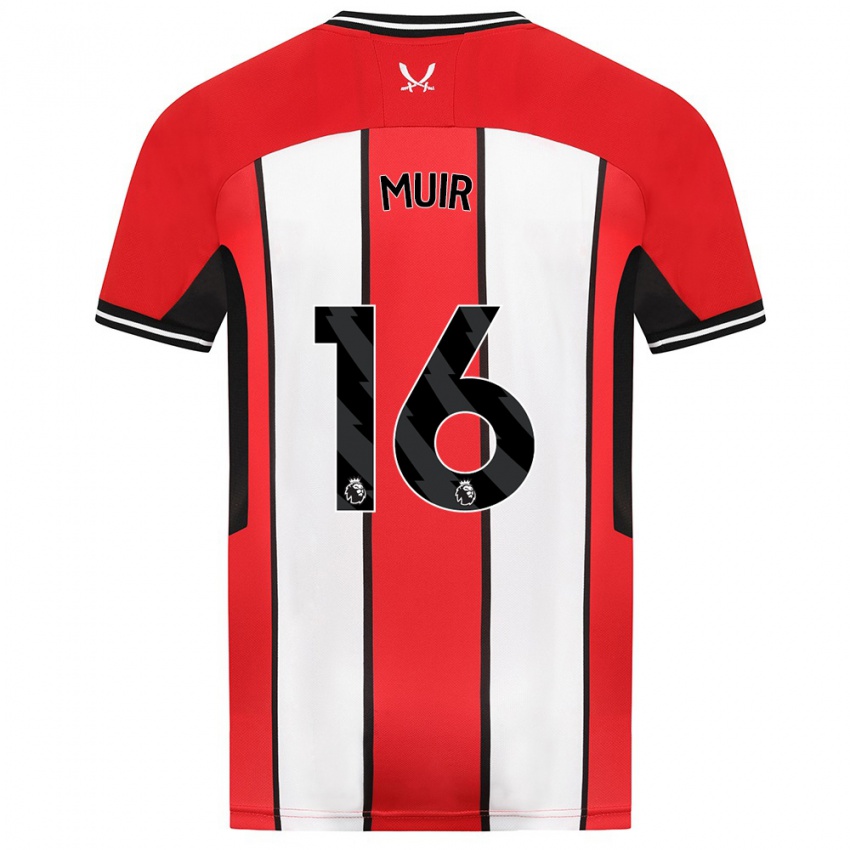 Hombre Camiseta Chene Muir #16 Rojo 1ª Equipación 2023/24 La Camisa Perú