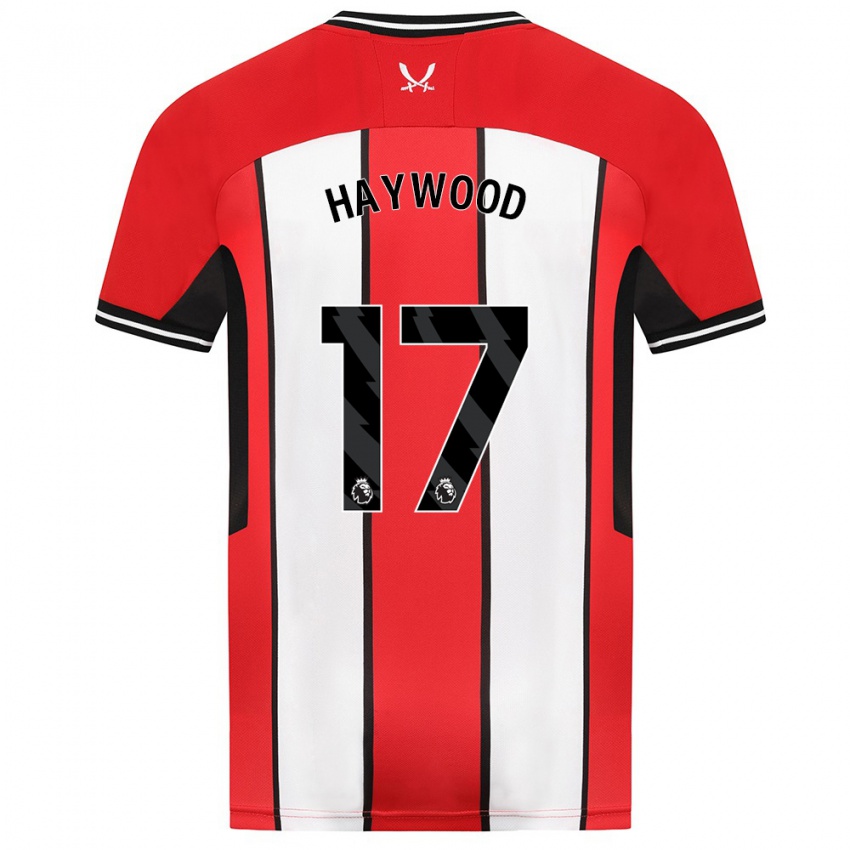 Hombre Camiseta Sophie Haywood #17 Rojo 1ª Equipación 2023/24 La Camisa Perú