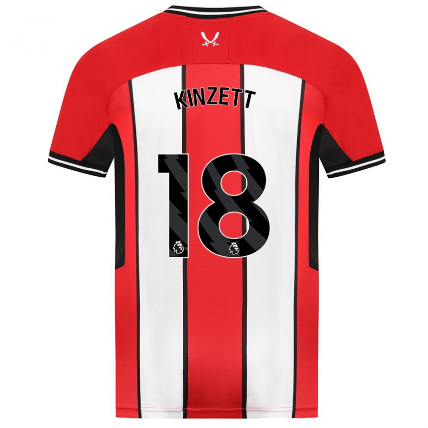 Hombre Camiseta Ella Kinzett #18 Rojo 1ª Equipación 2023/24 La Camisa Perú