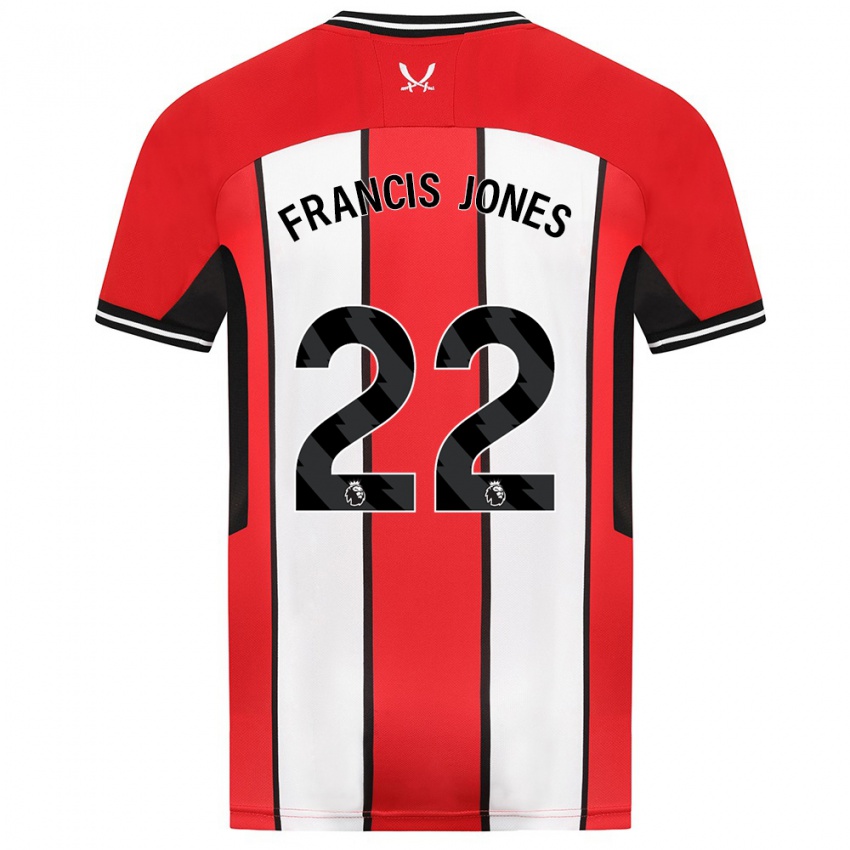 Hombre Camiseta Maria Francis-Jones #22 Rojo 1ª Equipación 2023/24 La Camisa Perú