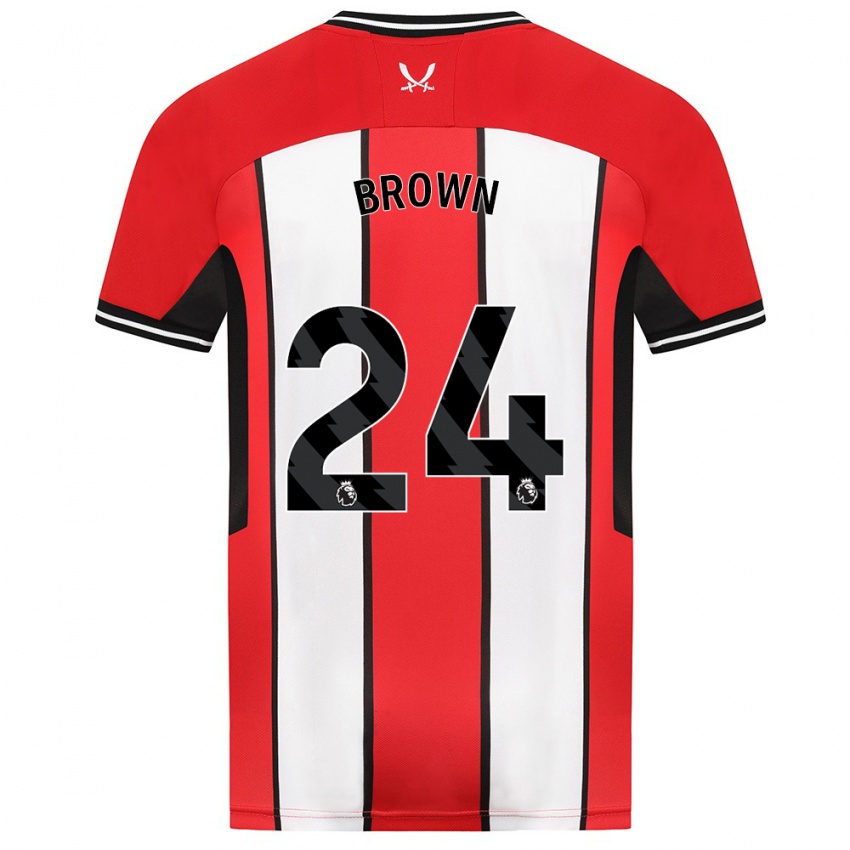 Hombre Camiseta Rachel Brown #24 Rojo 1ª Equipación 2023/24 La Camisa Perú