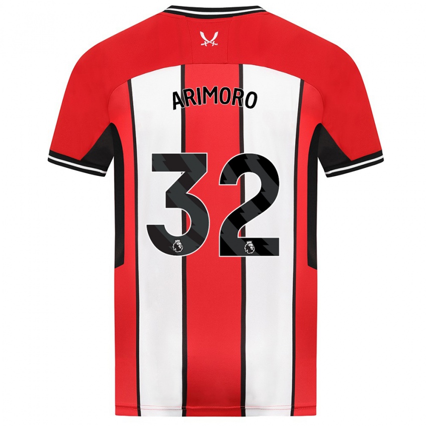 Hombre Camiseta Juliet Khinde Adebowale-Arimoro #32 Rojo 1ª Equipación 2023/24 La Camisa Perú