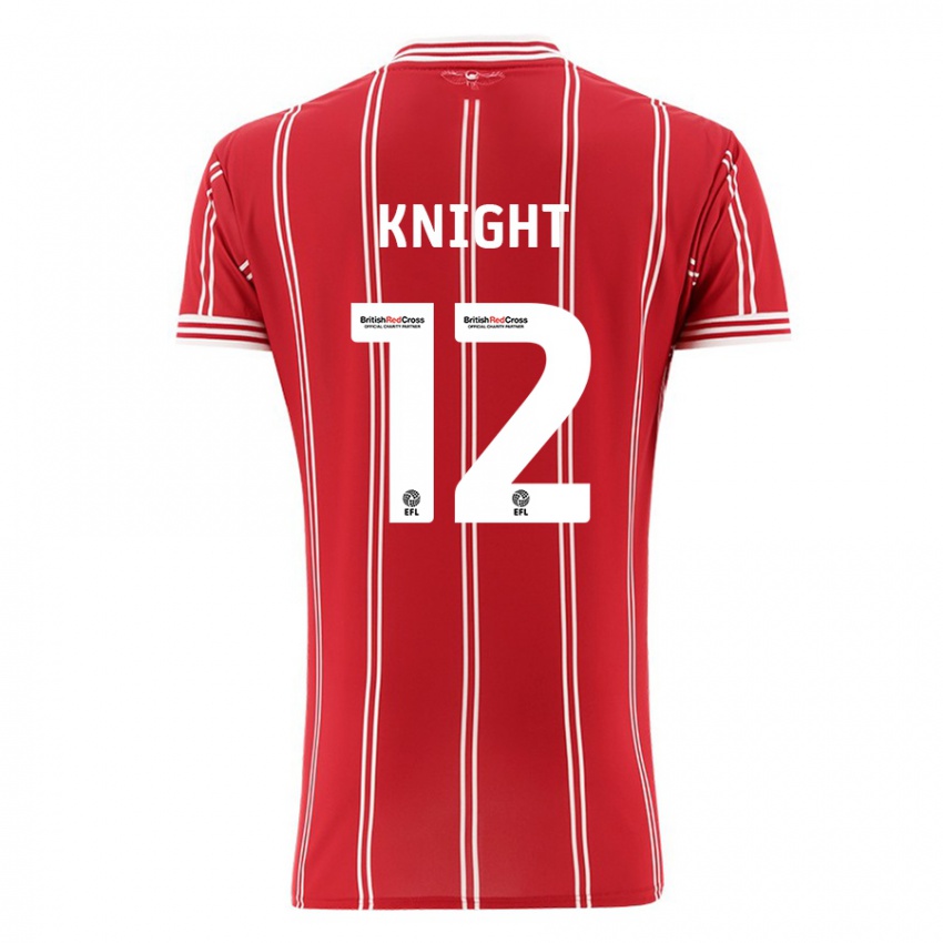 Hombre Camiseta Jason Knight #12 Rojo 1ª Equipación 2023/24 La Camisa Perú