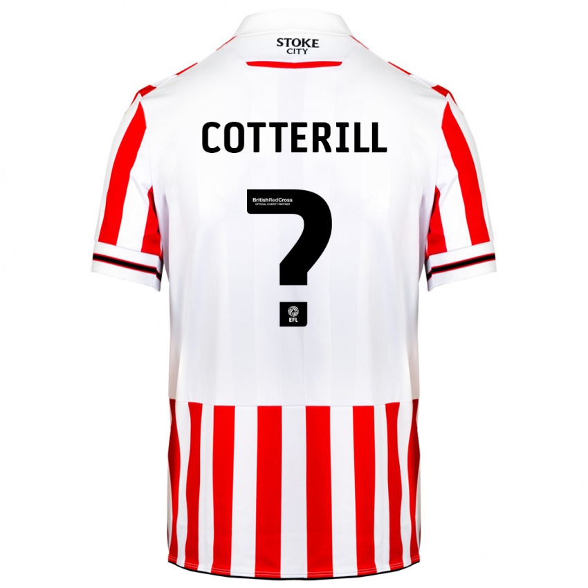 Hombre Camiseta Alex Cotterill #0 Rojo Blanco 1ª Equipación 2023/24 La Camisa Perú