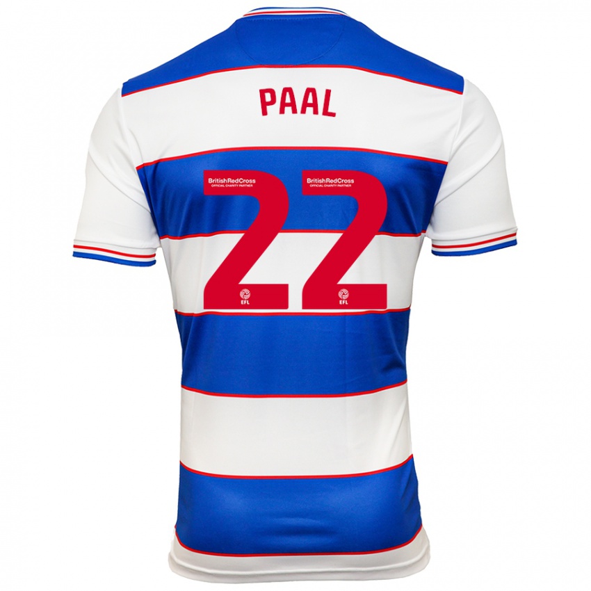 Hombre Camiseta Kenneth Paal #22 Blanco Azul 1ª Equipación 2023/24 La Camisa Perú