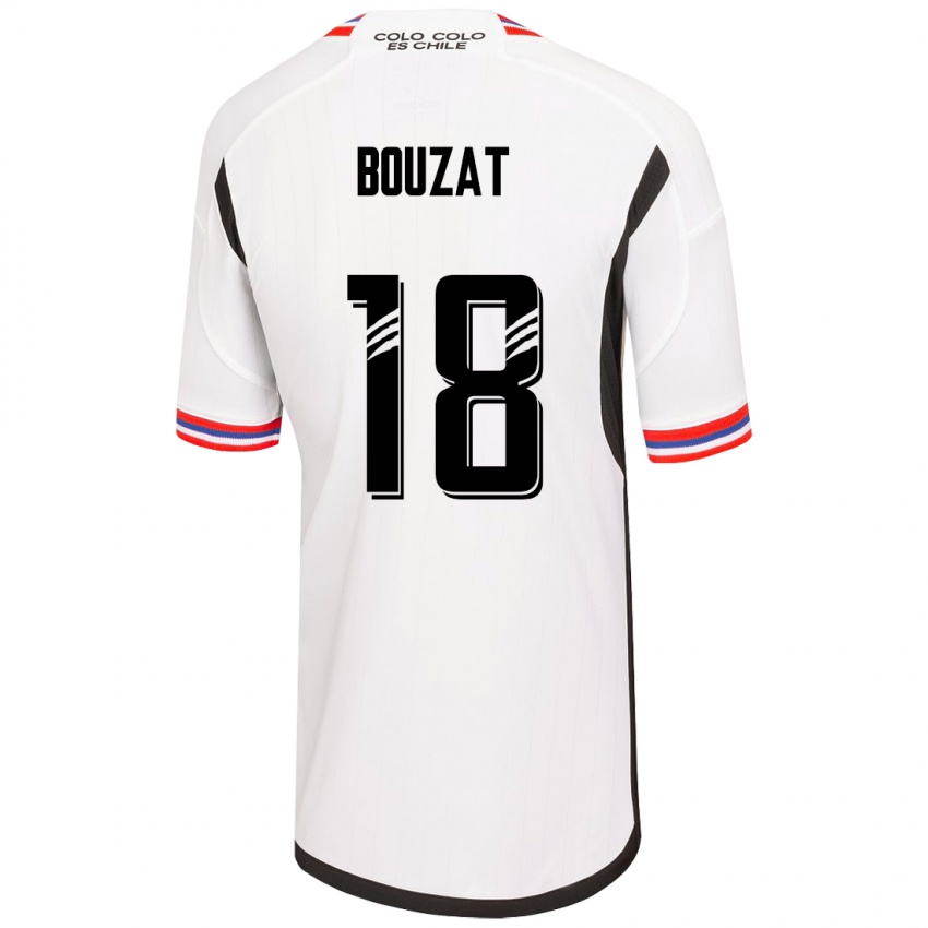 Hombre Camiseta Agustín Bouzat #18 Blanco 1ª Equipación 2023/24 La Camisa Perú