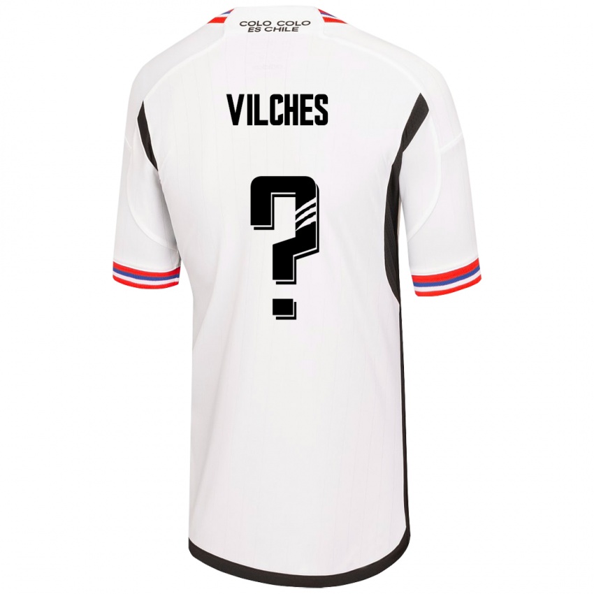 Hombre Camiseta Patricio Vilches #0 Blanco 1ª Equipación 2023/24 La Camisa Perú