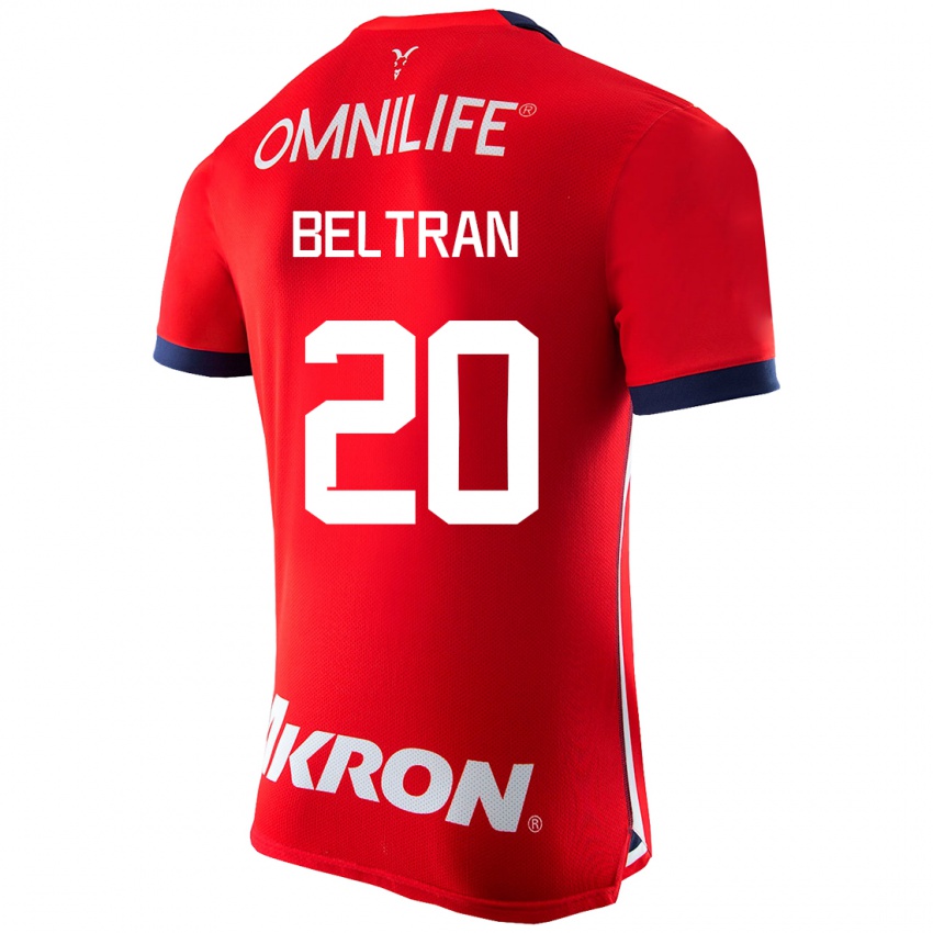 Hombre Camiseta Fernando Beltrán #20 Rojo 1ª Equipación 2023/24 La Camisa Perú