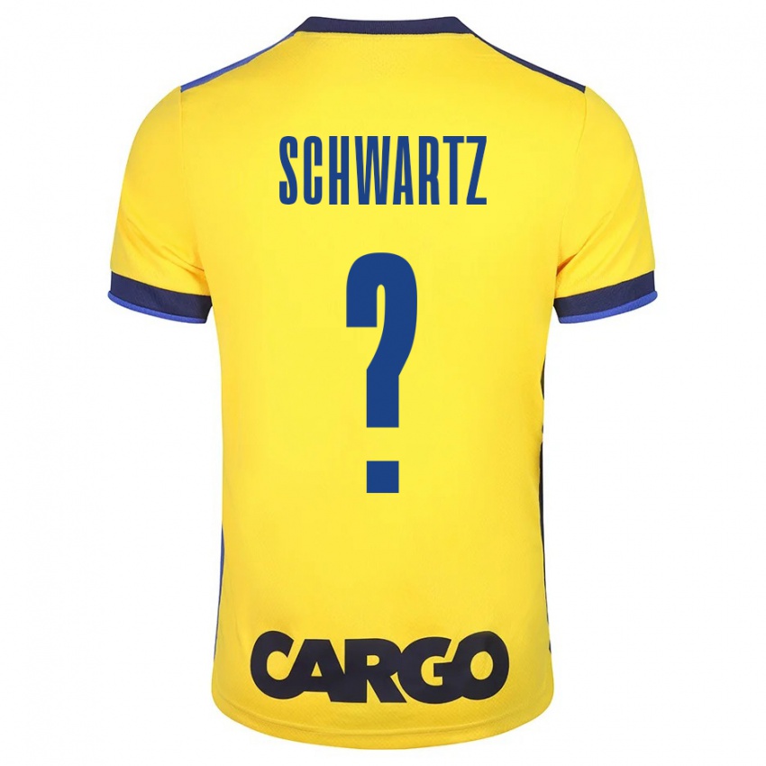 Hombre Camiseta Noam Schwartz #0 Amarillo 1ª Equipación 2023/24 La Camisa Perú