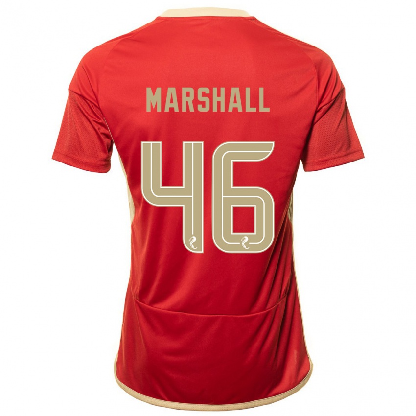 Hombre Camiseta Findlay Marshall #46 Rojo 1ª Equipación 2023/24 La Camisa Perú