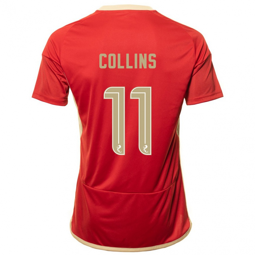 Hombre Camiseta Bailley Collins #11 Rojo 1ª Equipación 2023/24 La Camisa Perú