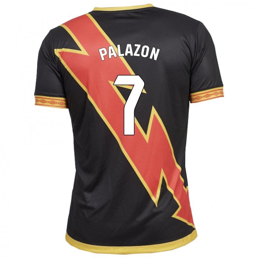 Hombre Camiseta Isi Palazón #7 Negro 2ª Equipación 2023/24 La Camisa Perú
