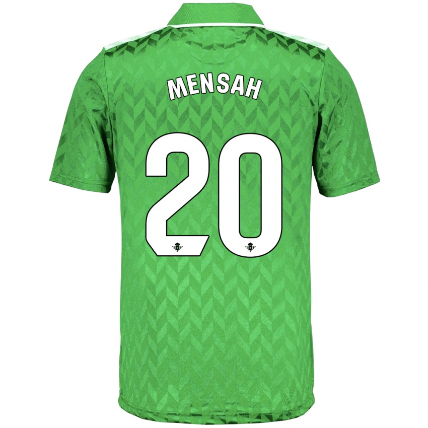 Hombre Camiseta Mawuli Mensah #20 Verde 2ª Equipación 2023/24 La Camisa Perú